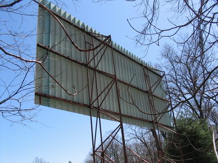 M-37 Drive-In Theatre - Screen Close-Up - Photo From Robert (newer photo)